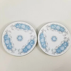 Aynsley Moonlight Rose 6.25" bread & butter plate lot of 2 - Picture 1 of 5