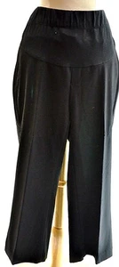 Oh Baby NUOVO Maternità Maternità Nero Elasticizzato Vestito Pantaloni Crop Pantaloni Taglia S SM - Foto 1 di 3