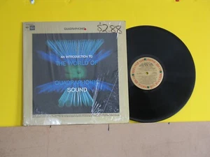 INTRODUCTION TO THE WORLD OF QUADRAPHONIC SOUND-HAND CLEANED&TESTED MINT LP QUAD - Picture 1 of 2