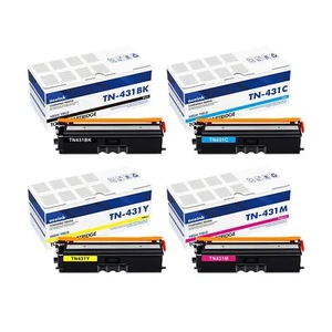 TN431 TN-431 Toner Cartridges 4-Packs: TN433 TN 431 Replacement for Brother T... - Picture 1 of 7