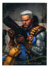 CABLE 2022 UD Marvel Masterpieces Gold Signature Level 2 #44 C1