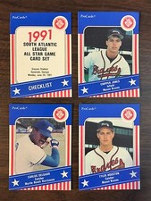 1991 Pro Cards  South Atlantic League A/S Minor League UNOPEN Set CHIPPER JONES 