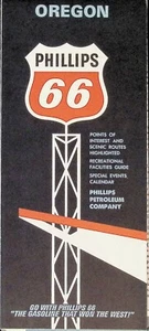 Mapa de ruta Phillips 66 Oregon de colección desplegable - Imagen 1 de 2