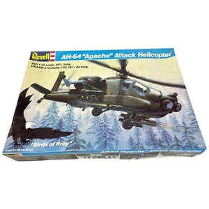 Revell AH-64 Apache Attack Helicopter Model Kit 1:32 Birds of Prey 1987 Open - Picture 1 of 6