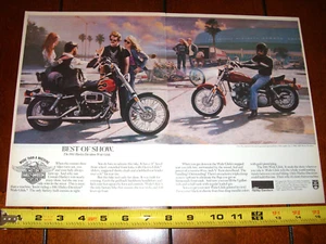 Harley Davidson 1981 anuncio original de 2 páginas de Wide Glide - Imagen 1 de 6