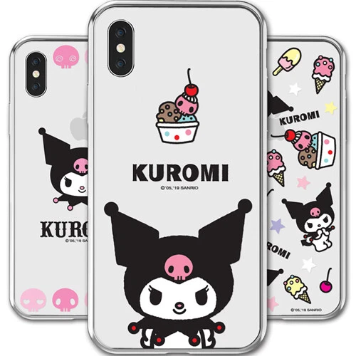 Kuromi Clear Jelly Case for iPhone X XS XS Max XR 7/8/SE2/SE3 7/8 Plus - Image 1 of 4