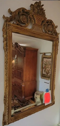 French Style Mirror | Gilded Mirror. Antique Mirror/vintage ? Room Decor Mi Cover