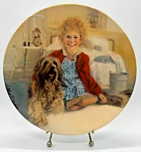 VINTAGE Knowles Annie & Sandy 1982 - Chambers 8,5" piatto da collezione con scatola e certificato di autenticità - Foto 1 di 9