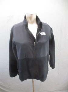 The North Face Size XL Boys BLK Full Zip Stand Collar Pocket Denali Jacket 938 - Picture 1 of 9