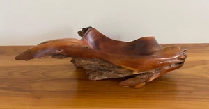 Hand Made Wooden Bowl, Raw Edge, Artisan 56 x 30 x 17 cms - Picture 1 of 12