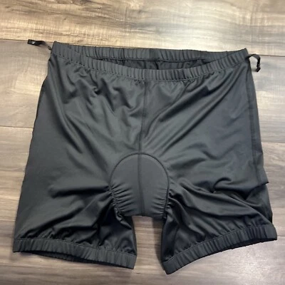 L.L. Pantalones Cortos Bean Para Hombre Grandes Negros Ciclismo Acolchados Bicicleta Pantalones Cortos Foto 1 de 4