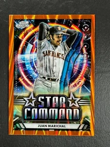 2024 Topps Cromo Cósmico Juan Marichal NARANJA GALÁCTICO 11/25 Comando Estelar - Imagen 1 de 2