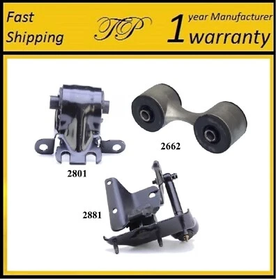 3 piezas montaje de motor y transmisión para Oldsmobile 88 1994-1999, Pontiac Bonneville 3,8 L Foto 1 de 4