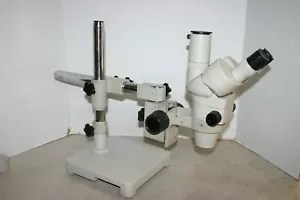 Microscopio tinoculare stereozoom Nikon SMZ-2T su supporto boom pronto per le foto bello - Foto 1 di 8