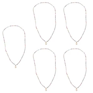 5 Count Colorful Bead Necklace Baby Beaded Fashion Necklaces for Women - Picture 1 of 12