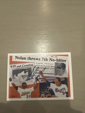 nolan ryan autograph card topps On Card Auto🔥