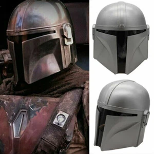 Halloween Mask Star Wars The Mandalorian Helmet Boba Fett Cosplay Props Mens - Picture 1 of 8