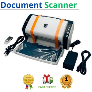 Color Duplex Sheetfed Document Scanner For Business Industry w/Accessories - Picture 1 of 11