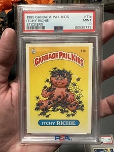 1985 Topps Garbage Pail Kids Itchy Richie PSA 9 Mint OS1 GPK 🔥🔥🔥🔥🔥