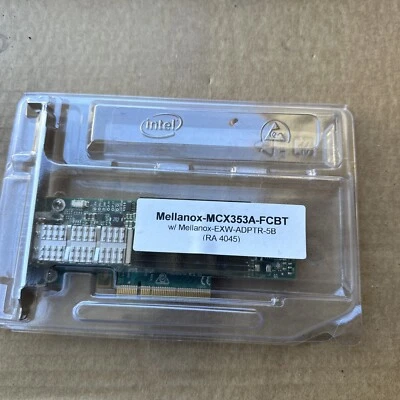 Mellanox MCX353A-FCBT    Model CX353A - Image 1 of 4