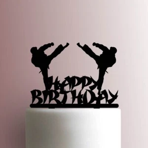 Karate Happy Birthday 225-A969 Cake Topper - Picture 1 of 2