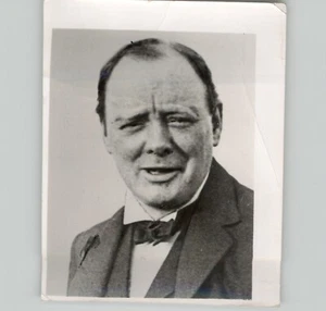 Foto de prensa del primer ministro del Reino Unido Winston Churchill del final de la Primera Guerra Mundial 1918 impresa más tarde - Imagen 1 de 2