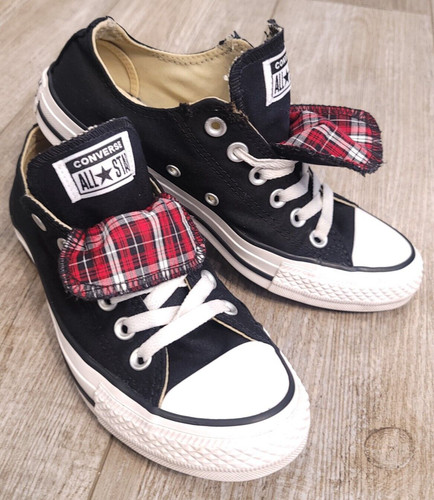 Scarpe sneakers casual Converse donna CT doppia lingua 532263F nere taglia US 7