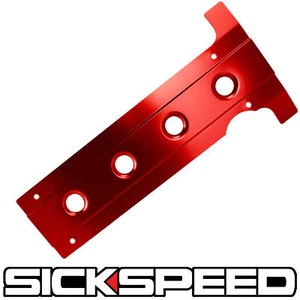 RED BILLET ALUMINUM SPARK PLUG VALVE ENGINE COVER VII VIII IX FOR EVO 7/8/9 - Picture 1 of 1