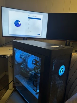 Lenovo Legion T5 26AMR5 PC AMD Ryzen 7 5800 16GB 256GB SSD 1TB HDD RTX 3060 Read - Image 1 of 4