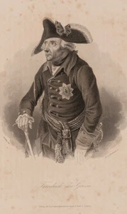 WRANKMORE (19.Jhd) nach RAMBERG (*1763), Friedrich der Große Porträt, Sst. - Bild 1 von 5