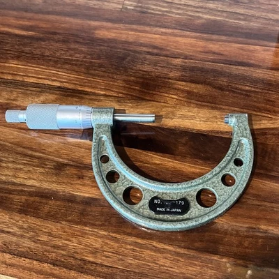 Mitutoyo Micrometer 103-179 Outside Baked-Enamel Finish Ratchet Stop, 2-3" .001" - Image 1 of 4