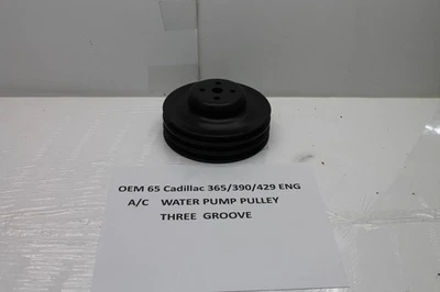 58-67 Cadillac 365/390/429 ENG A/C POLIA DE BOMBA DE ÁGUA Três GROOVE - Imagem 1 de 4