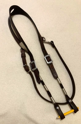 Vintage Single Ear Silver Poco Horse Show Headstall Bridle - Image 1 of 4