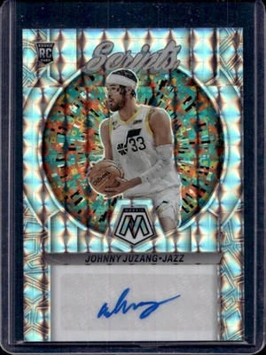 2022-23 Mosaic Johnny Juzang Rookie Scripts RC Rookie Auto #RS-JUZ Jazz - Image 1 of 2