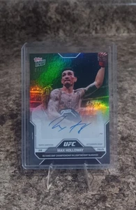 2025 Topps Now UFC Max Holloway Auto 4/10 "Retains BMF Championship" #24A - Picture 1 of 2
