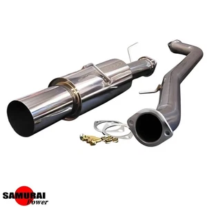 Nissan Silvia S14 Samurai Power Single Exit 3" Exhaust (Made In Japan) - Picture 1 of 3