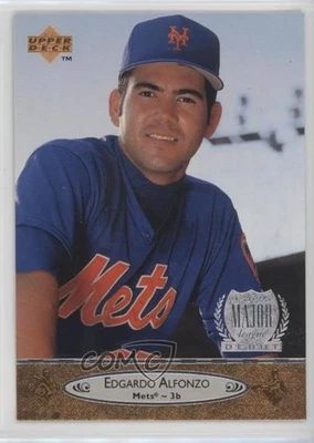 1996 Upper Deck Major League Debut Edgardo Alfonzo #142 - Image 1 of 2