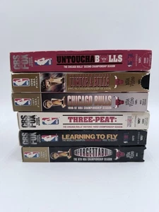 Komplettes Set 6 x Chicago Bulls NBA Championship Seasons VHS Kassetten unvergesslich - Bild 1 von 7