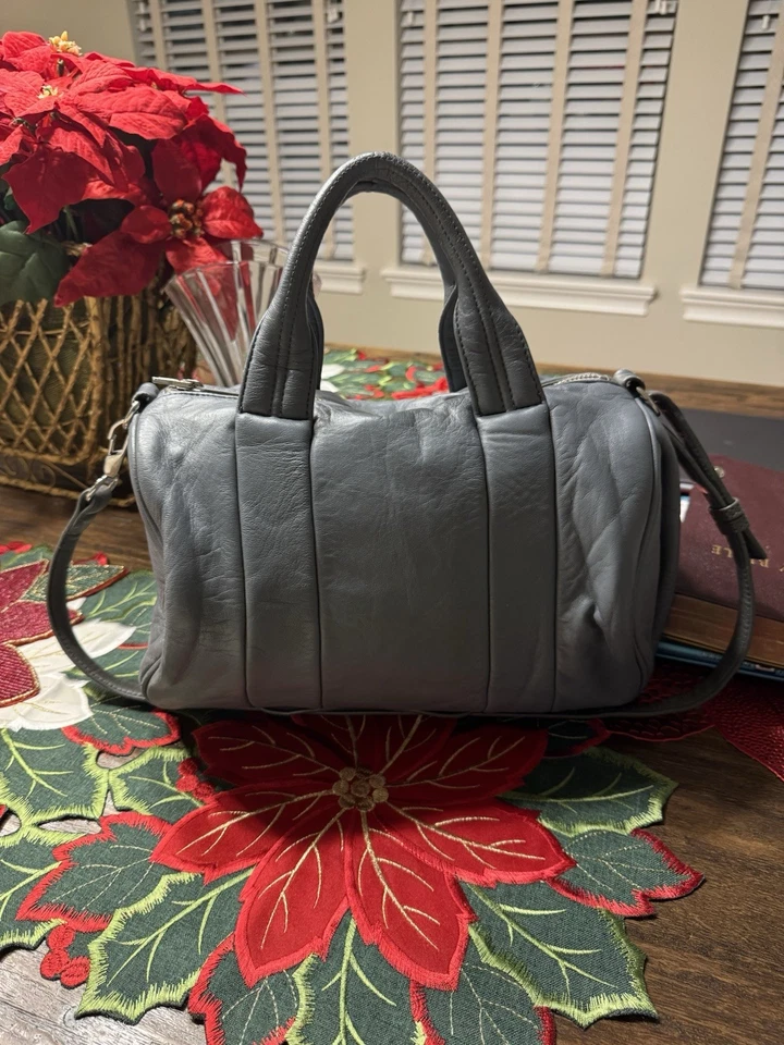 Alexander Wang Rocco Leather Shoulder Bag Duffle - Image 1 of 4