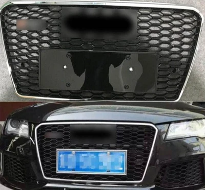 For Audi A7 S7 RS7 2012 2013-2015 Front bumper Honeycomb Grille Mesh Grill - Image 1 of 4
