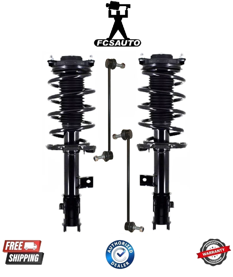 Muelle helicoidal y barra estabilizadora de suspensión delantera completa para Kia Sedona 15-21 Foto 1 de 1