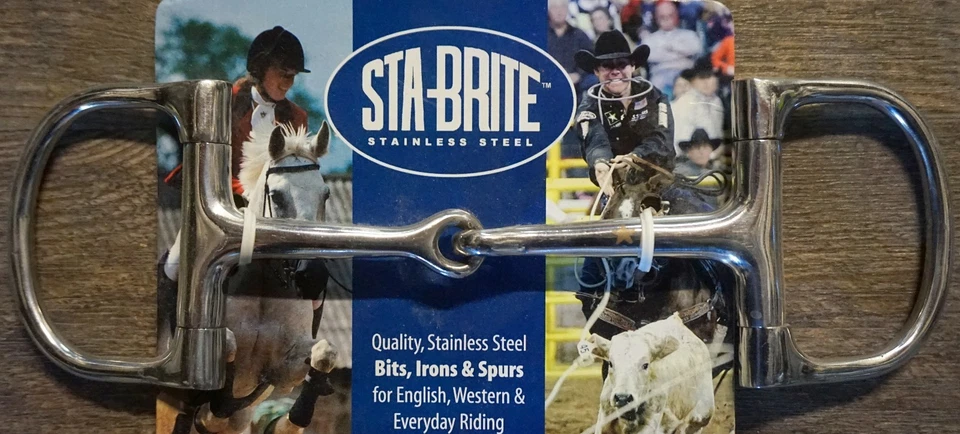 Broca de bocadillo Sta Brite de 5,25" de acero inoxidable articulada única Racing Dee Foto 1 de 1
