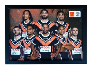 Framed 2025 Wests Tigers NRL Rugby League Football Poster - 45cm x 32cm - Picture 1 of 4