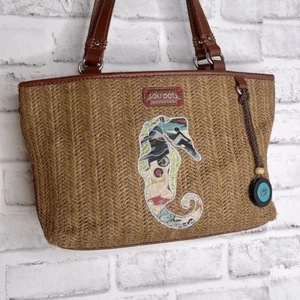 Sakroots Wicker Woven Boho Seahorse Purse Bag Boho Hippie - Picture 1 of 12