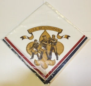 Pañuelo BSA 1976 Bicentenario, Dorado FDL, Como Nuevo en Bolsa - Imagen 1 de 2