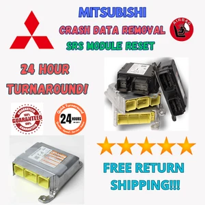 MITSUBISHI OUTLANDER SRS RESTRAINT CONTROL MODULE CRASH CODE REMOVAL RESET - Picture 1 of 2