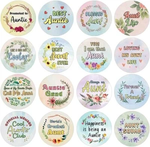 Best Auntie Stickers (20 Sets X 16 Designs) - Picture 1 of 6
