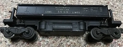 LIONEL #3469 OPERATING COAL DUMP CAR - 1949-55 - NO BOX - Image 1 of 4