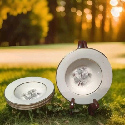 4 Cunningham & Pickett Fruit Bowls Princes Pattern Alliance Ohio 22K Gold - Image 1 of 4