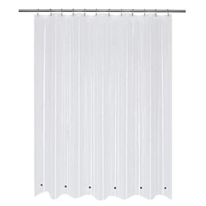 70x70 Shower Curtain Liner with 6 Magnets PEVA 8G Thick & Heavy Duty Plastic - Picture 1 of 5